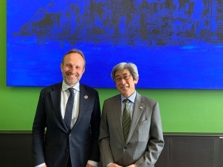 Ambassador Miyagawa and Mr. Lidegaard