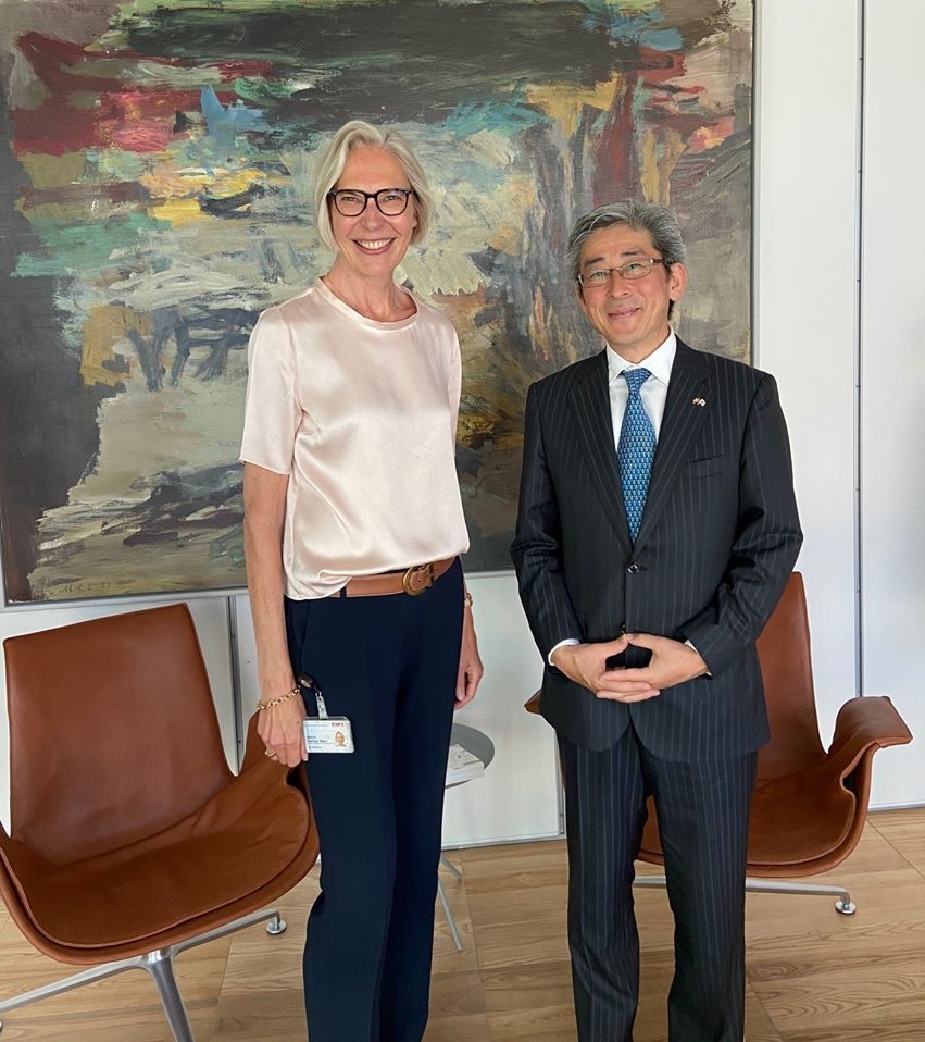 マリア ロアビュー ロン デンマーク放送協会 Dr 会長を着任表敬しました 在デンマーク日本国大使館