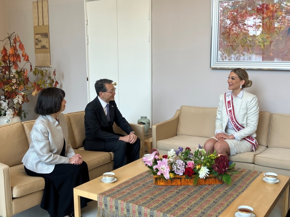 Ambassador, Mrs. Uyama and Ms. Nielsen